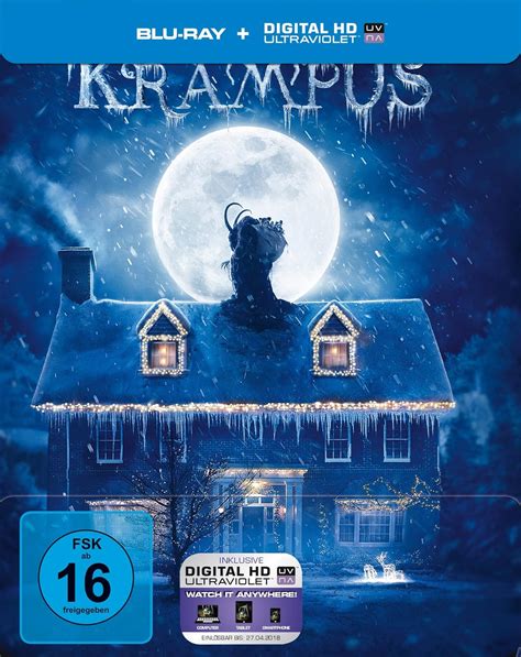 Krampus Steelbook Alemania Blu Ray Amazon Es Pel Culas Y Tv