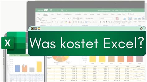 Excel Kosten Was Kostet Microsoft Excel Privat Und Business YouTube