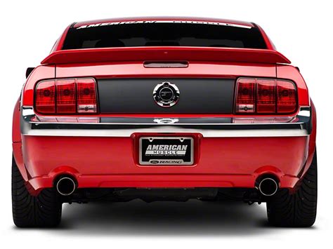 Retro Usa Mustang Chrome Rear Bumper Trim Mt1 Rb A 05 09 Gt V6