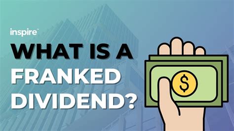 What Is A Franked Dividend YouTube