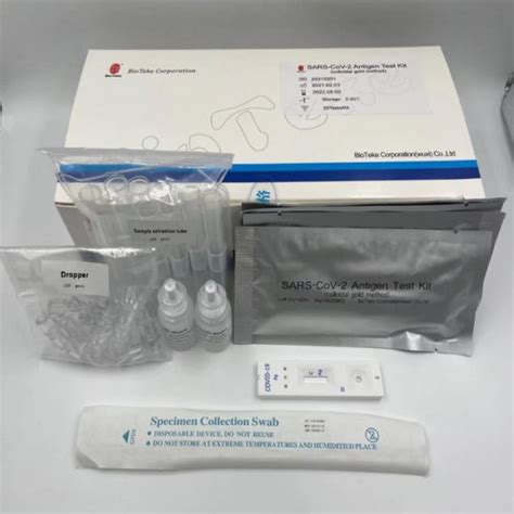 Kit de prueba para COVID 19 Bioteke Corporation para antígenos