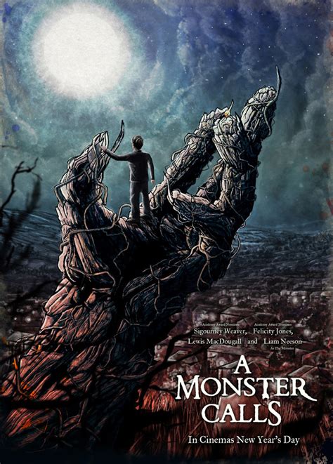 A Monster Calls by Daniel Nash - Home of the Alternative Movie Poster -AMP-