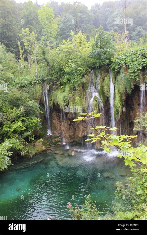 Plitvice Lakes Waterfalls Stock Photo - Alamy