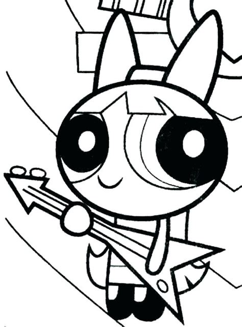 Powerpuff Girls Buttercup Coloring Pages At Getcolorings Free