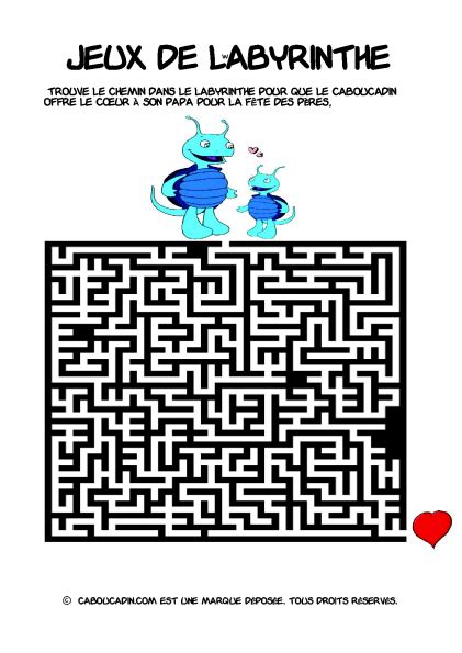 150 jeux de labyrinthe à imprimer caboucadin