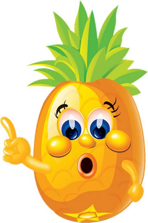 Ananas Personnage Tube Fruit Pineapple Png