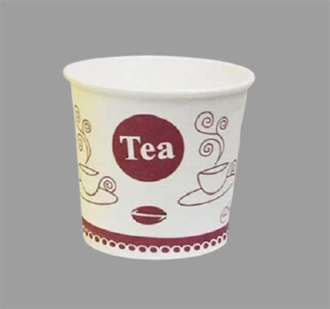 100 Eco Friendly Heat And Cold Resistant Printed Disposable Paper Tea