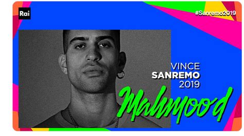 Mahmood Il Vincitore Di Sanremo 2019 Tutte Le Notizie E La