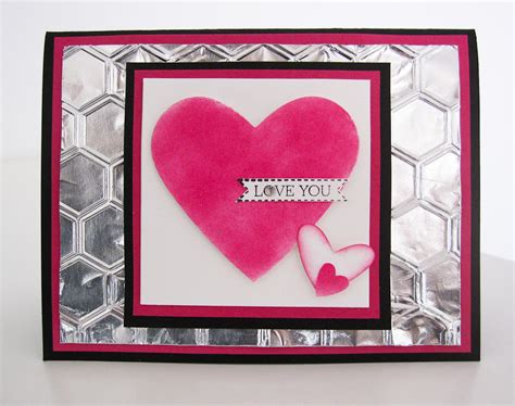 Stampin Up - Valentine's Day card with Aluminum Foil Video Tutorial ...