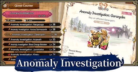 Sunbreak Anomaly Investigation Quests Guide Monster Hunter Rise