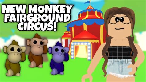 New Adopt Me Update 🎪 Monkey Fairground Circus 🎪 In Adopt Me Roblox