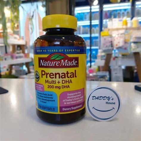 Vitamin Nature Made Prenatal Multi DHA 150 Shopee Việt Nam