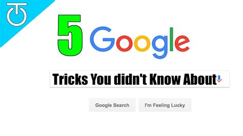 Google Search Tricks You Didn T Know About Youtube