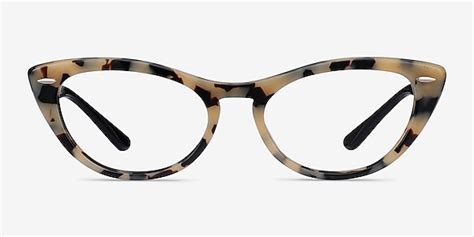 Ray Ban Nina Cat Eye Tortoise Black Frame Glasses For Women Eyebuydirect Canada