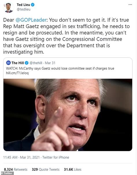 Meghan McCain Leads Calls For Matt Gaetz To Resign Amid Sex Trafficking Probe Daily Mail Online