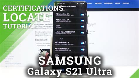 View Security Certificates In Samsung Galaxy S Ultra Locate