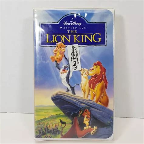 RARE GEM WALT Disney S The Lion King VHS MASTERPIECE Edition First