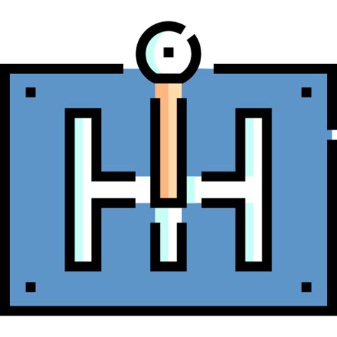 Gearbox Detailed Straight Lineal Color Icon