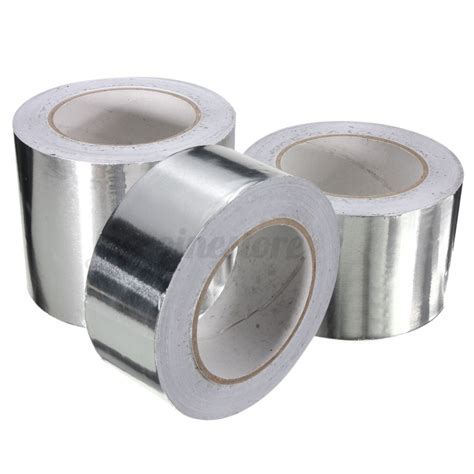 Aluminium Roll Foil Tape Self Adhesive Heat Insulation Mm Mm Mm