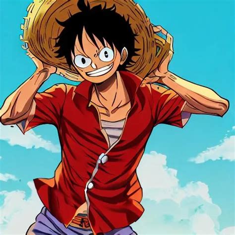 Luffy From One Piece Giving His Classic Smile