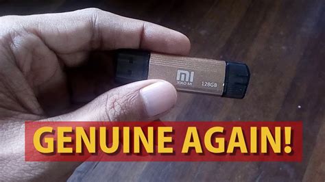 How To Make A Fake Usb Genuine Again Youtube