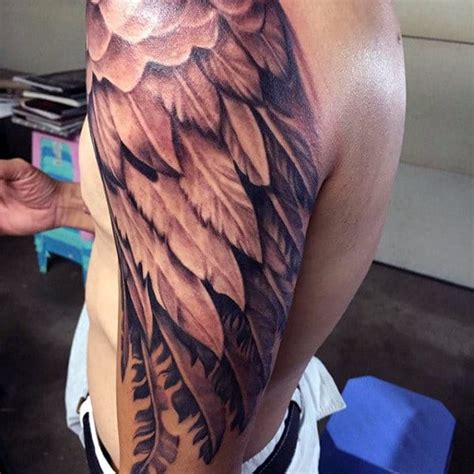 Feather Tattoo Designs For Men