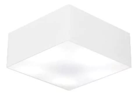 Plafon Para Banheiro Quadrado Sb 3000 Cúpula Cor Branco MercadoLivre