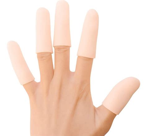 Protector De Dedos De Silicona S Color Piel nude Cuotas sin interés