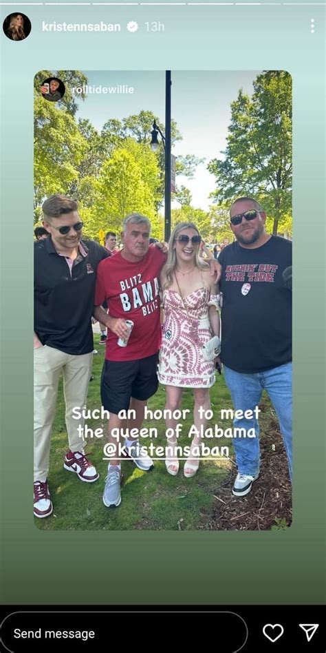 In Photos Nick Saban’s Daughter Kristen Saban Dazzles In Pink Dress During Kalen Deboer’s First