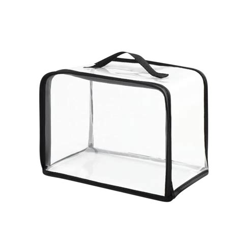 Yoloke Transparent Large Capacity Storage Bag Durable Oxford Fabric