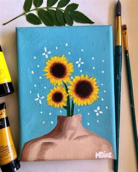 40 Easy Mini Canvas Painting Ideas For Beginners Artistic Haven