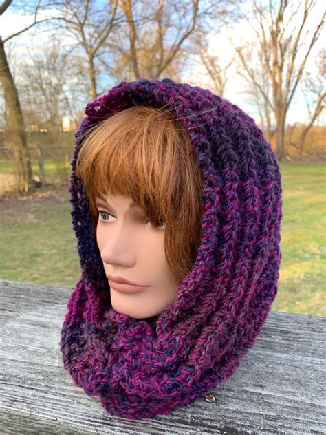 Cowl Head Covering Knit Beanie Headbands Hand Knitting