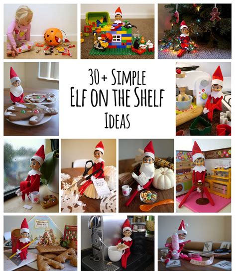 elf on shelf simple ideas