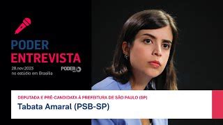 Poder Entrevista Tabata Amaral Psb Sp Deputada E Pr Doovi