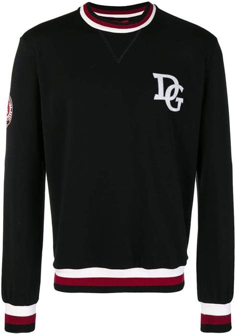 Dolce And Gabbana Logo Patch Sweatshirt Sweatshirts Sweater Design