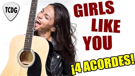 Canción Fácil En Guitarra Para Principiantes ¡solo 4 Acordes Girls