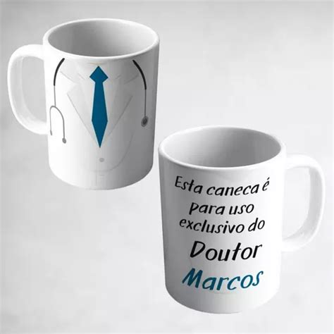 Caneca Personalizada Nome Profiss O M Dico Doutor M Dica Mercadolivre