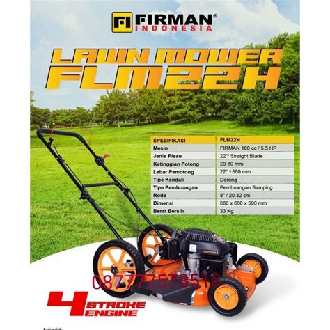 Jual Mesin Potong Rumput Dorong Firman Flm H Lawn Mower Firman Flm