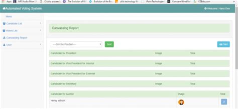 Automated Voting System In Php With Source Code Source Code And Projects