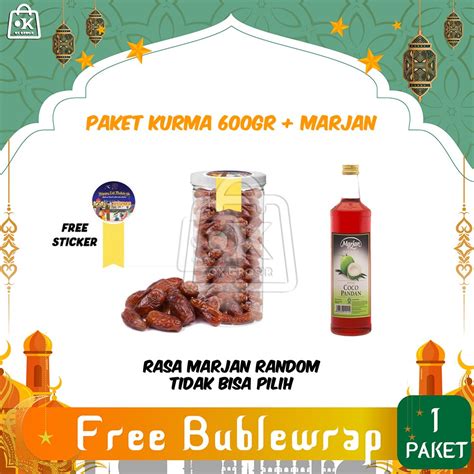 Jual Paket Sirup Marjan G Kurma Khalas Paket Shopee Indonesia