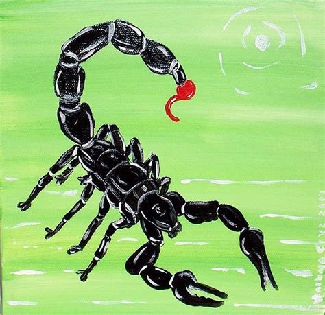 The Scorpion Painting By Barbara Cruz Fine Art America