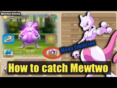 How To Catch Mewtwo With Best Moves Ability Nature Rune Setup In