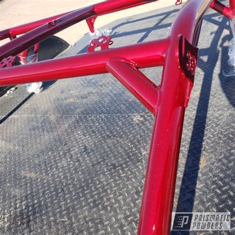 Roll Cage Done In A Clear Vision And Illusion Cherry Finish Prismatic