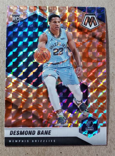 Panini Mosaic Reactive Orange Prizm Desmond Bane Rc