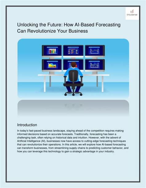 Ppt Unlocking The Future How Ai Based Forecasting Can Revolutionize