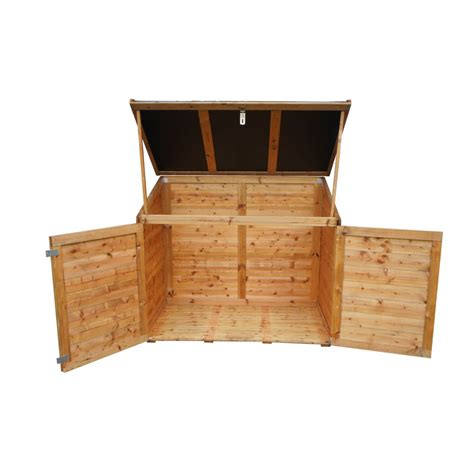 Chalet Jardin COFFRE BOIS TROCADERO 1200L Coffre De Jardin Rue