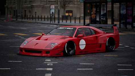 This Ferrari F40 Liberty Walk Body Kit Is Blasphemy But Gorgeous