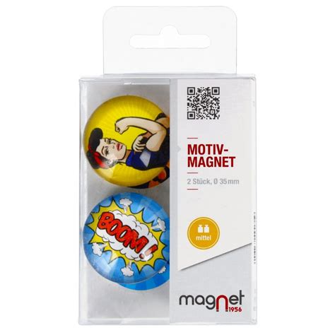 Magnet Magnes szklany Siłaczka Boom Kopuła 3 5 cm 115 0 0071 2 szt