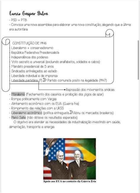 Resumo História Populismo Resumos de história Resumo História