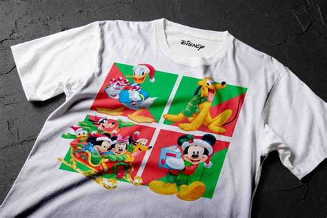 Plantillas Png De Mickey En Navidad Para Sublimar Playera Atelier